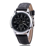 Analog Leather Watch